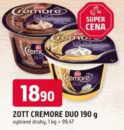 Trefa ZOTT Cremore duo nabídka