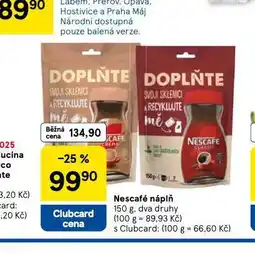Tesco Nescafé náplň nabídka
