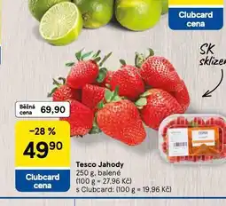 Tesco Jahody nabídka