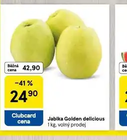 Tesco Jablka golden delicious nabídka