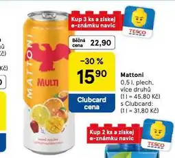 Tesco Mattoni nabídka