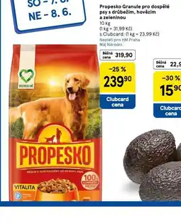 Tesco Propesko granule pro psy nabídka