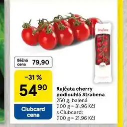 Tesco Rajčata cherry podlouhlá strabena nabídka