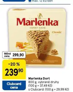 Tesco Marlenka dort nabídka