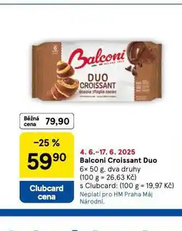 Tesco Balconi croissant duo nabídka