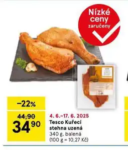 Tesco Kuřecí stehna uzená nabídka