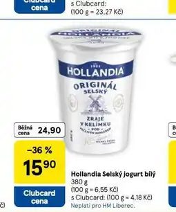 Tesco Hollandia selský jogurt bílý nabídka