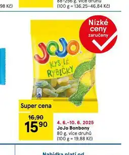 Tesco Jojo bonbony nabídka