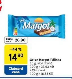 Tesco Orion margot tyčinka nabídka
