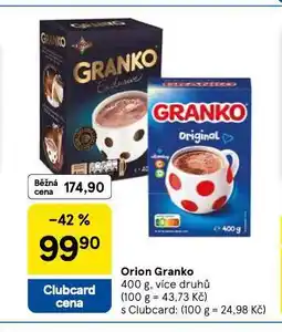 Tesco Orion granko nabídka