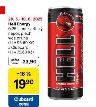 Tesco Hell energy nabídka