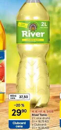 Tesco River tonic nabídka