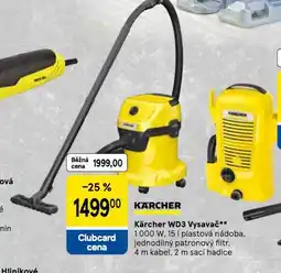 Tesco Karcher wd3 vysavač nabídka