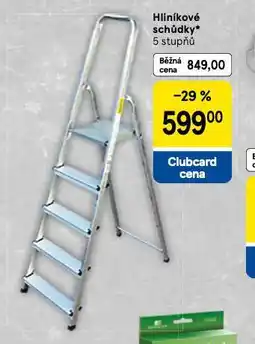 Tesco Hliníkové schůdky nabídka