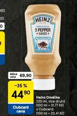 Tesco Heinz omáčka nabídka