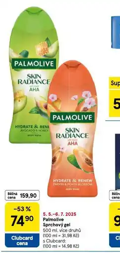 Tesco Palmolive sprchový gel nabídka