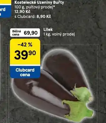 Tesco Lilek nabídka
