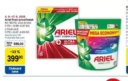 Tesco Ariel prací prostředek nabídka