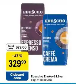 Tesco Eduscho zrnková káva nabídka