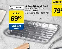 Tesco Grilovací tácky hliníkové nabídka