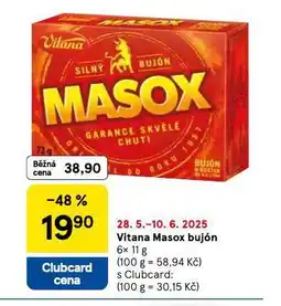 Tesco Vitana masox bujón nabídka