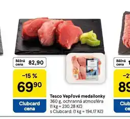 Tesco Vepřové medailonky nabídka