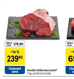 Tesco Hovězí kližka bez kosti nabídka
