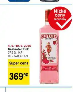 Tesco Beefeater pink nabídka