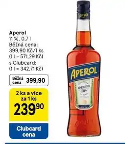 Tesco Aperol nabídka