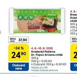 Tesco Dr. popov arizona chléb nabídka