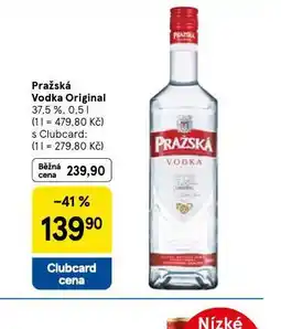 Tesco Pražská vodka original nabídka