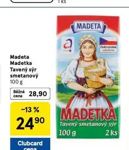 Tesco Madeta madetka tavený smetanový sýr nabídka