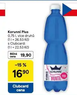 Tesco Korunní plus nabídka