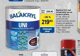 Tesco Balakryl uni mat univerzální barva na kov a dřevo nabídka