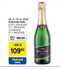 Tesco Královský sekt nabídka