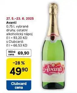 Tesco Avanti nabídka