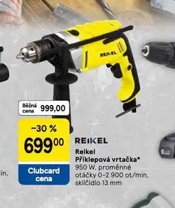 Tesco Reikel příklepová vrtačka nabídka