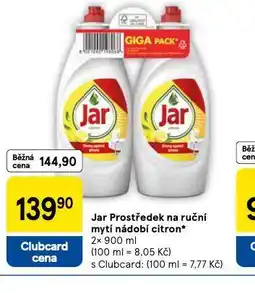Tesco Jar prostředek na nádobí nabídka
