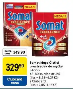 Tesco Somat mega tablety do myčky nabídka