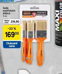 Tesco Sada malířských štětců nabídka