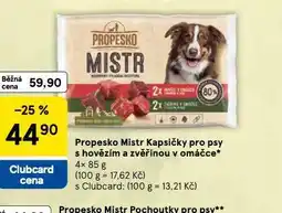 Tesco Propesko mistr kapsičky pro psy nabídka
