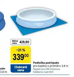 Tesco Podložka pod bazén nabídka