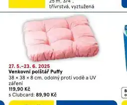 Tesco Venkovní polštář puffy nabídka