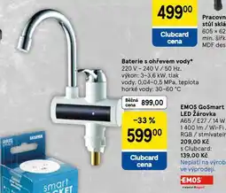 Tesco Baterie s ohřevem vody nabídka