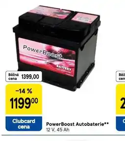 Tesco Powerboost autobaterie 45 ah nabídka