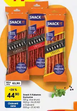 Tesco Snack it kabanos exclusive nabídka