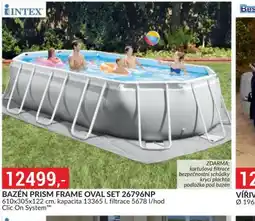 Baumax Bazén prism frame oval set nabídka