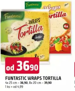 Trefa Funtastic Wraps tortilla nabídka
