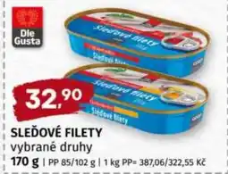 Trefa Sledové filety nabídka