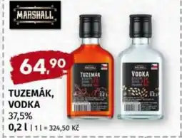 Trefa MARSHALL Tuzemák, vodka 37.5% nabídka